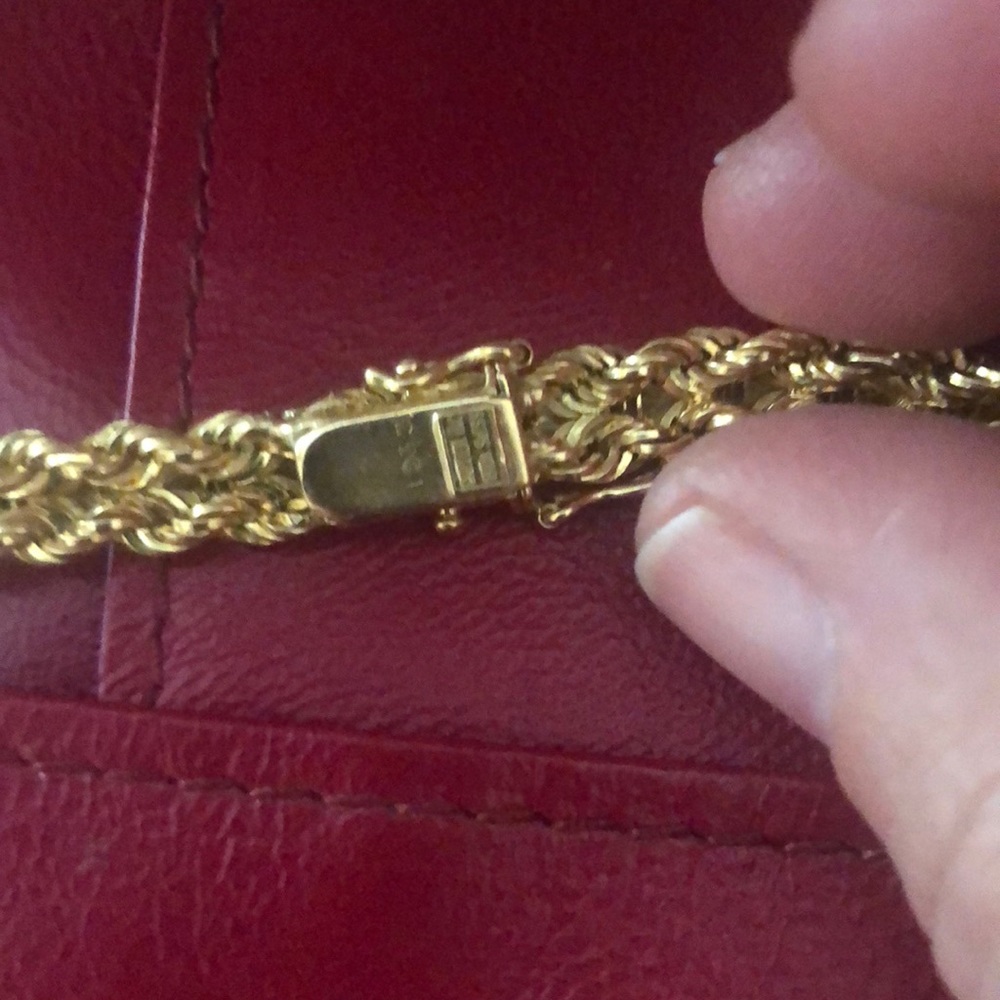 CARTIER NECKLACE THICK GOLD FABULOUS CHAIN - Picture 8 of 8